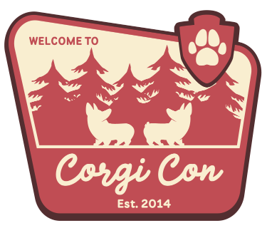 2024 Camp Corgi Con PUFFY Sticker