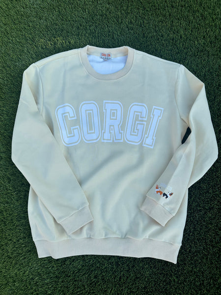 Butter Yellow "Corgi" Corgi Con Sweatshirt