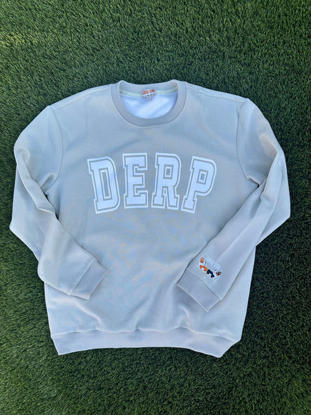 Sage Green "Derp" Corgi Con Sweatshirt