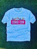 Red Box Logo Corgi Con Furriends White Tee
