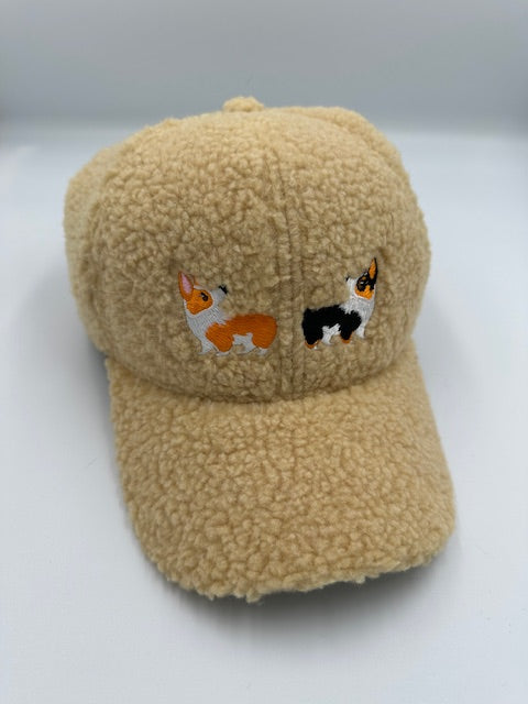 Fuzzy Wuzzy Corgi Con Logo Hat