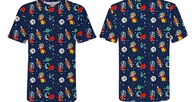 ALL OVER SPACE TEE *Limited Inventory Large Only*